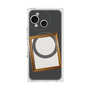 プレミアムスクエアケース with SnapMag［ Photo Frame - Gray ］