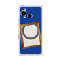 プレミアムスクエアケース with SnapMag［ Photo Frame - Blue ］