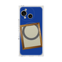 プレミアムスクエアケース with SnapMag［ Photo Frame - Blue ］