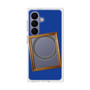 プレミアムスクエアケース with SnapMag［ Photo Frame - Blue ］
