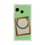 プレミアムスクエアケース with SnapMag［ Photo Frame - Light Green ］