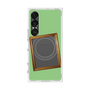 プレミアムスクエアケース with SnapMag［ Photo Frame - Light Green ］