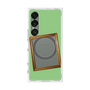 プレミアムスクエアケース with SnapMag［ Photo Frame - Light Green ］
