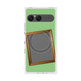 プレミアムスクエアケース with SnapMag［ Photo Frame - Light Green ］