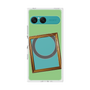 プレミアムスクエアケース with SnapMag［ Photo Frame - Light Green ］