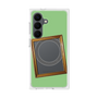 プレミアムスクエアケース with SnapMag［ Photo Frame - Light Green ］