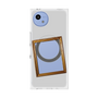 プレミアムスクエアケース with SnapMag［ Photo Frame - Light Gray ］