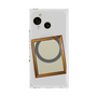 プレミアムスクエアケース with SnapMag［ Photo Frame - Light Gray ］