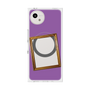 プレミアムスクエアケース with SnapMag［ Photo Frame - Purple ］