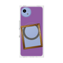 プレミアムスクエアケース with SnapMag［ Photo Frame - Purple ］