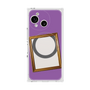 プレミアムスクエアケース with SnapMag［ Photo Frame - Purple ］
