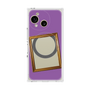 プレミアムスクエアケース with SnapMag［ Photo Frame - Purple ］