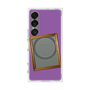 プレミアムスクエアケース with SnapMag［ Photo Frame - Purple ］
