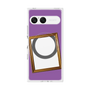 プレミアムスクエアケース with SnapMag［ Photo Frame - Purple ］