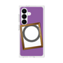 プレミアムスクエアケース with SnapMag［ Photo Frame - Purple ］
