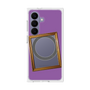 プレミアムスクエアケース with SnapMag［ Photo Frame - Purple ］