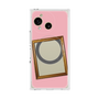 プレミアムスクエアケース with SnapMag［ Photo Frame - Pink ］