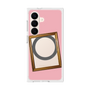 プレミアムスクエアケース with SnapMag［ Photo Frame - Pink ］