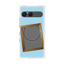 プレミアムスクエアケース with SnapMag［ Photo Frame - Light Blue ］