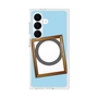 プレミアムスクエアケース with SnapMag［ Photo Frame - Light Blue ］