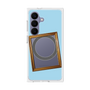 プレミアムスクエアケース with SnapMag［ Photo Frame - Light Blue ］