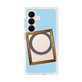 プレミアムスクエアケース with SnapMag［ Photo Frame - Light Blue ］