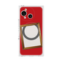 プレミアムスクエアケース with SnapMag［ Photo Frame - Red ］