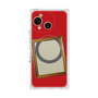 プレミアムスクエアケース with SnapMag［ Photo Frame - Red ］