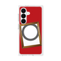 プレミアムスクエアケース with SnapMag［ Photo Frame - Red ］