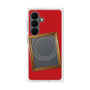 プレミアムスクエアケース with SnapMag［ Photo Frame - Red ］