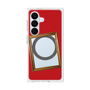プレミアムスクエアケース with SnapMag［ Photo Frame - Red ］