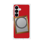 プレミアムスクエアケース with SnapMag［ Photo Frame - Red ］