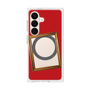 プレミアムスクエアケース with SnapMag［ Photo Frame - Red ］