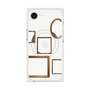 プレミアムスクエアケース with SnapMag［ Photo Frames - White ］