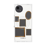 プレミアムスクエアケース with SnapMag［ Photo Frames - White ］