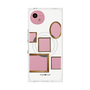 プレミアムスクエアケース with SnapMag［ Photo Frames - White ］