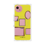 プレミアムスクエアケース with SnapMag［ Photo Frames - Yellow ］