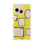 プレミアムスクエアケース with SnapMag［ Photo Frames - Yellow ］
