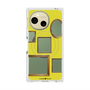 プレミアムスクエアケース with SnapMag［ Photo Frames - Yellow ］