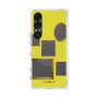 プレミアムスクエアケース with SnapMag［ Photo Frames - Yellow ］