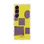 プレミアムスクエアケース with SnapMag［ Photo Frames - Yellow ］