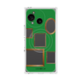 プレミアムスクエアケース with SnapMag［ Photo Frames - Green ］