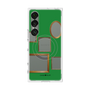 プレミアムスクエアケース with SnapMag［ Photo Frames - Green ］