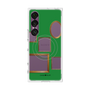 プレミアムスクエアケース with SnapMag［ Photo Frames - Green ］