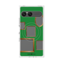 プレミアムスクエアケース with SnapMag［ Photo Frames - Green ］