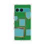 プレミアムスクエアケース with SnapMag［ Photo Frames - Green ］