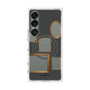プレミアムスクエアケース with SnapMag［ Photo Frames - Gray ］