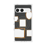 プレミアムスクエアケース with SnapMag［ Photo Frames - Gray ］