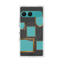 プレミアムスクエアケース with SnapMag［ Photo Frames - Gray ］