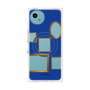プレミアムスクエアケース with SnapMag［ Photo Frames - Blue ］